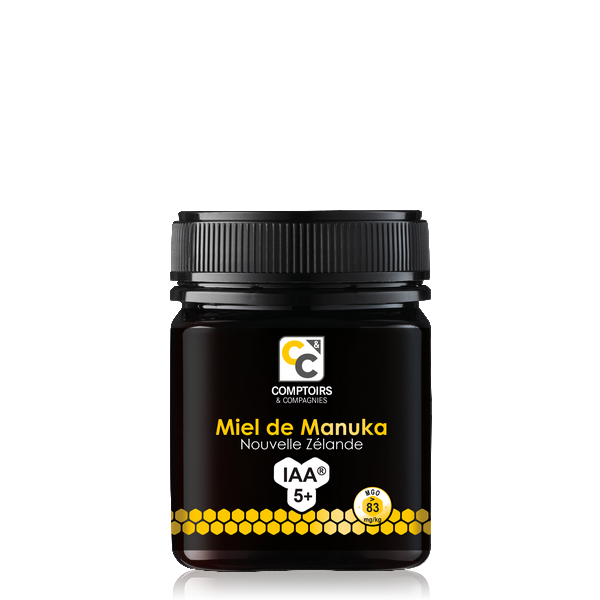 Comptoirs & Compagnies -- Miel de manuka iaa5+ (mgo 83) (origine Nouvelle zélande) - 250 g