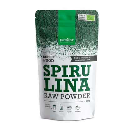 Purasana -- DDM 30.06.2025 Green spiruline premium en poudre - 200 g